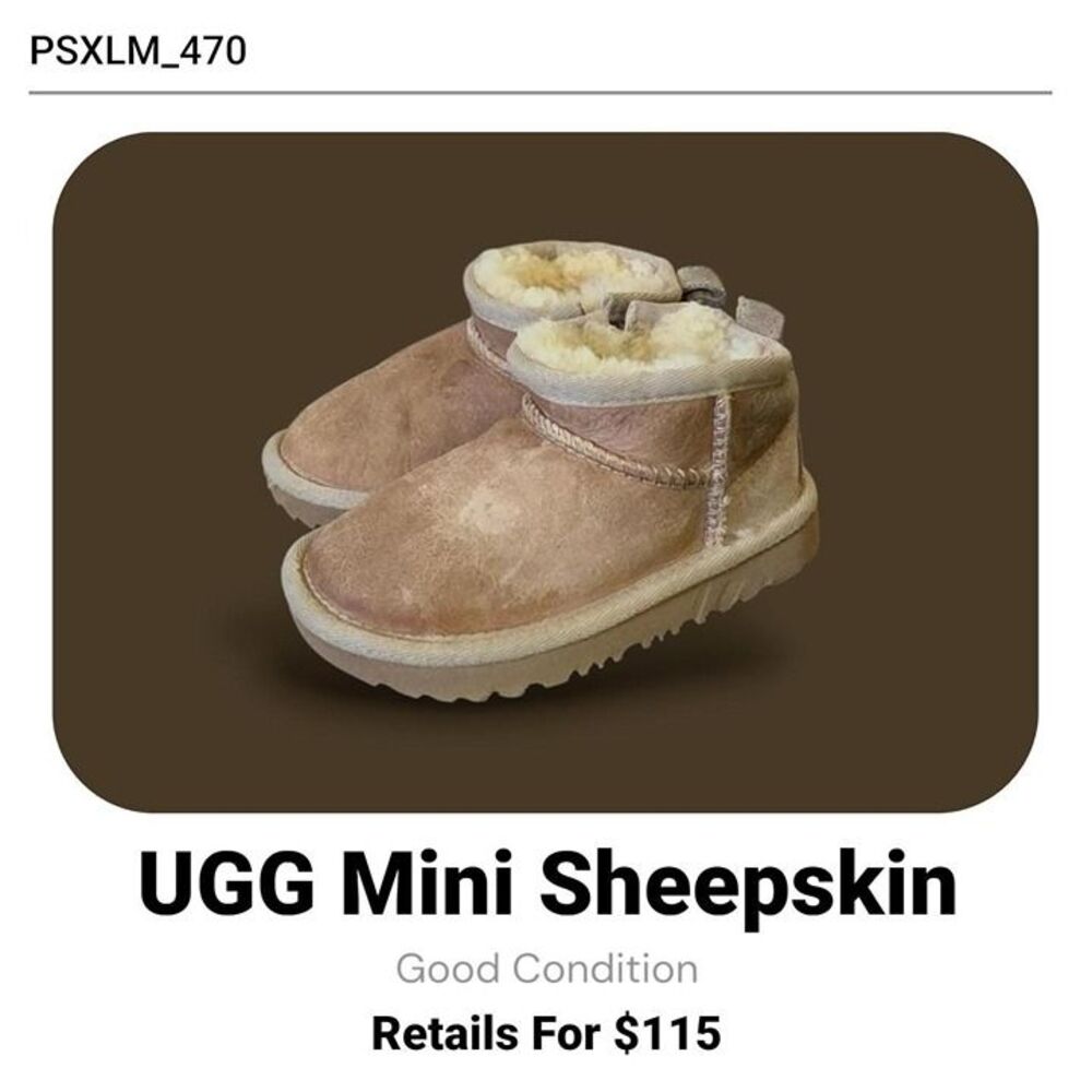 UGG Mini Sheepskin Boots - Good Condition